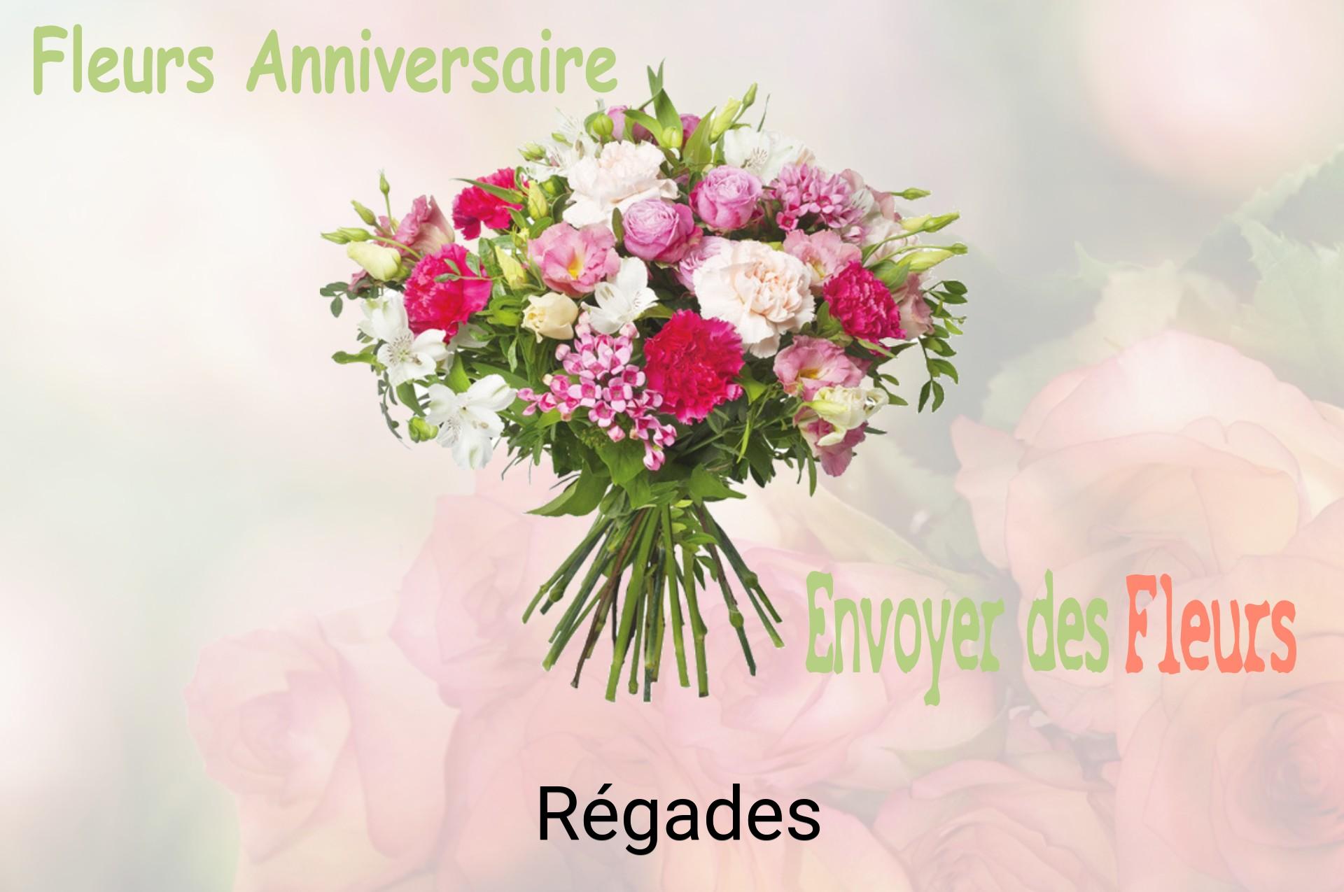 Bouquet de fleurs d’anniversaire livré à Régades