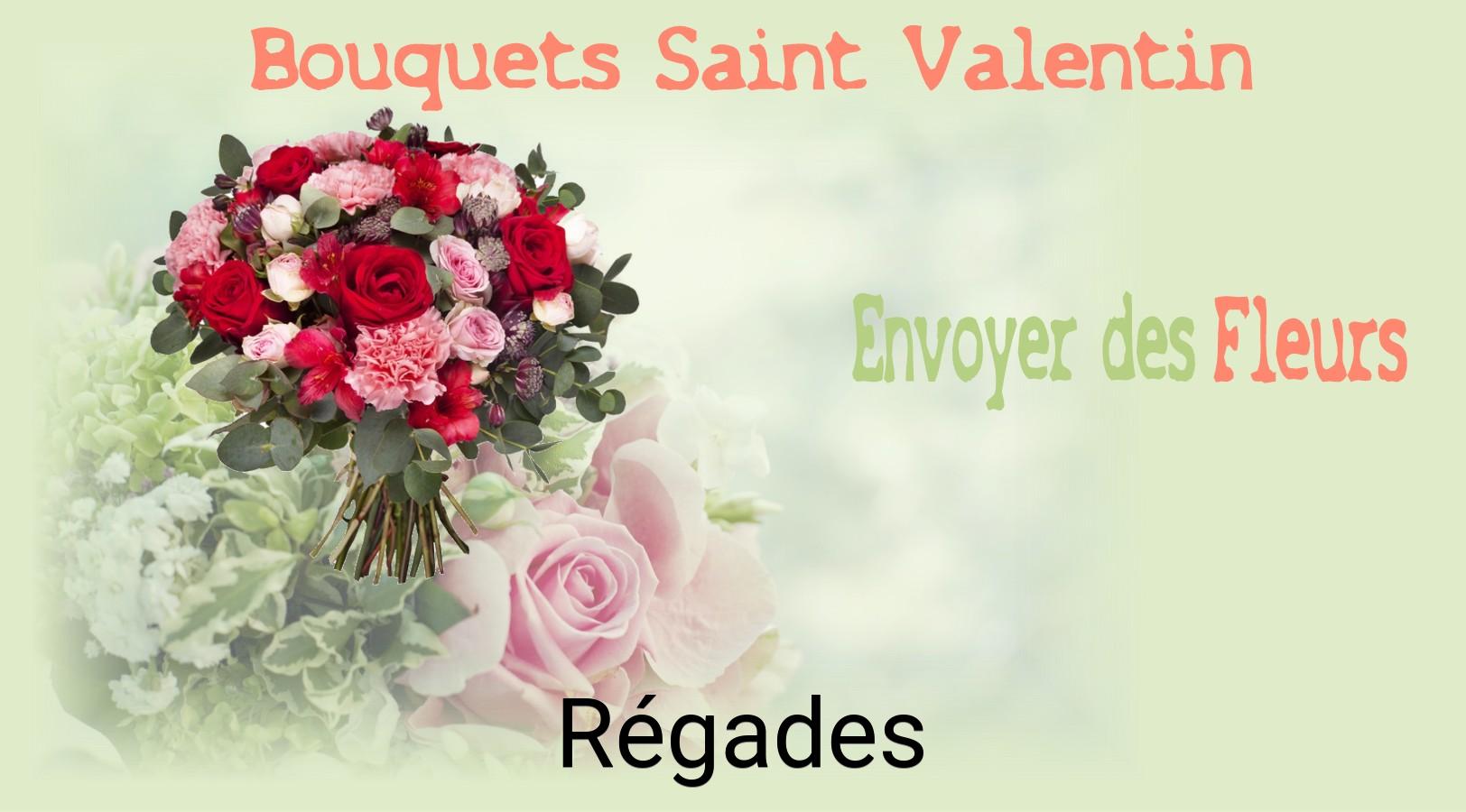 Roses de Saint-Valentin livrées à Régades